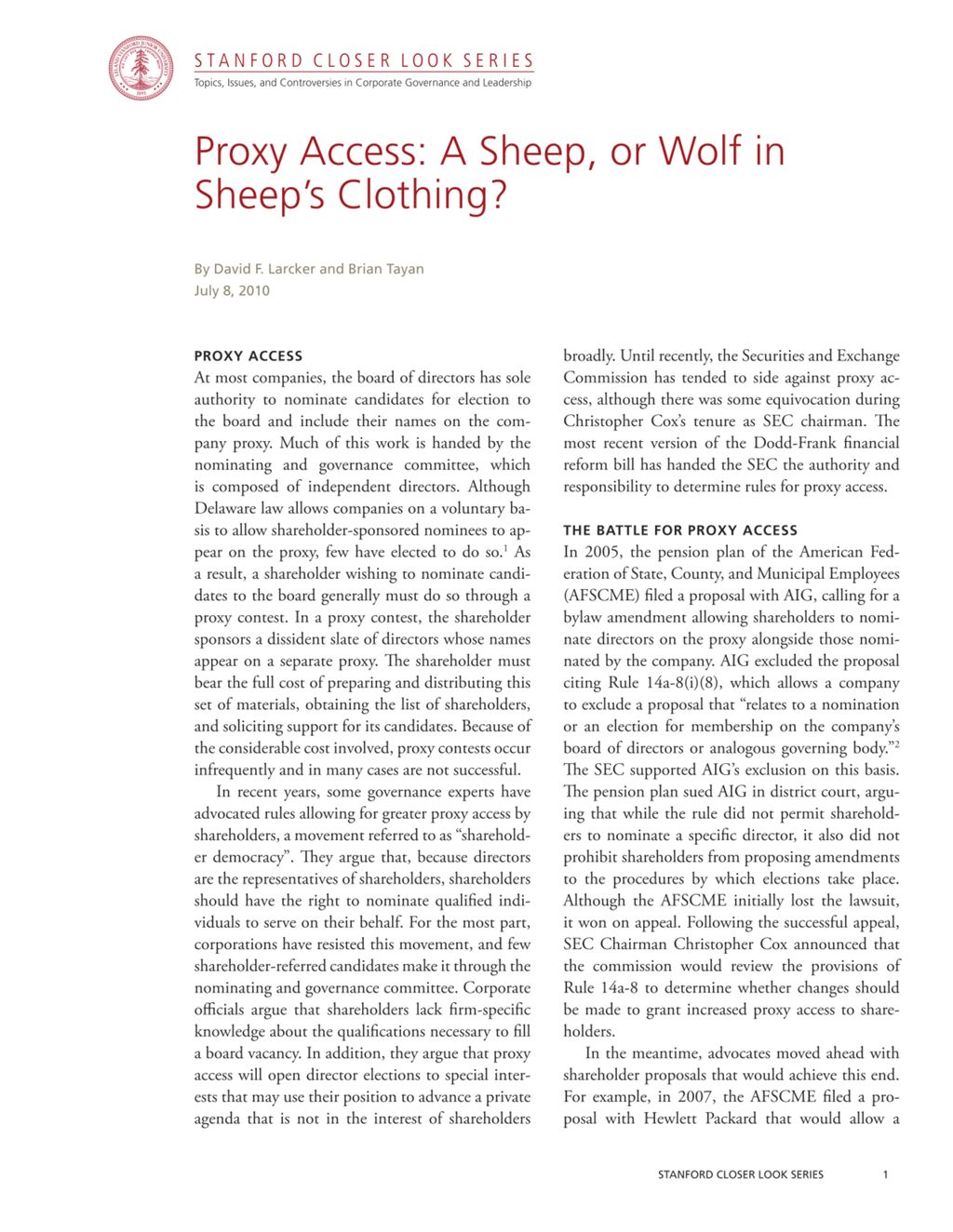 Miniature of Proxy Access: A Sheep, or Wolf in Sheep's Clothing?