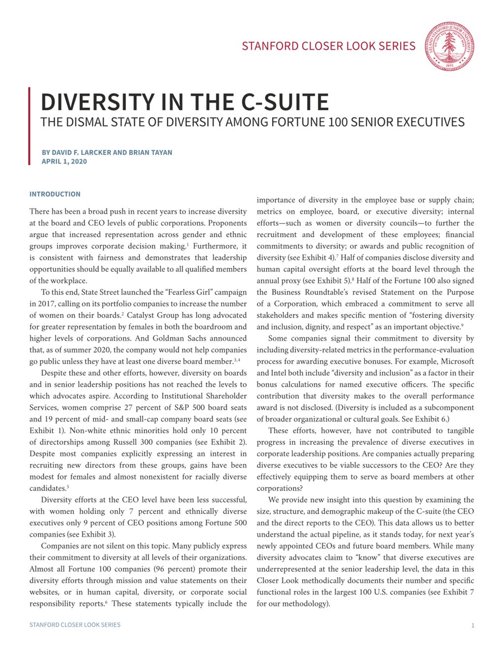 Miniature of Diversity in the C-Suite