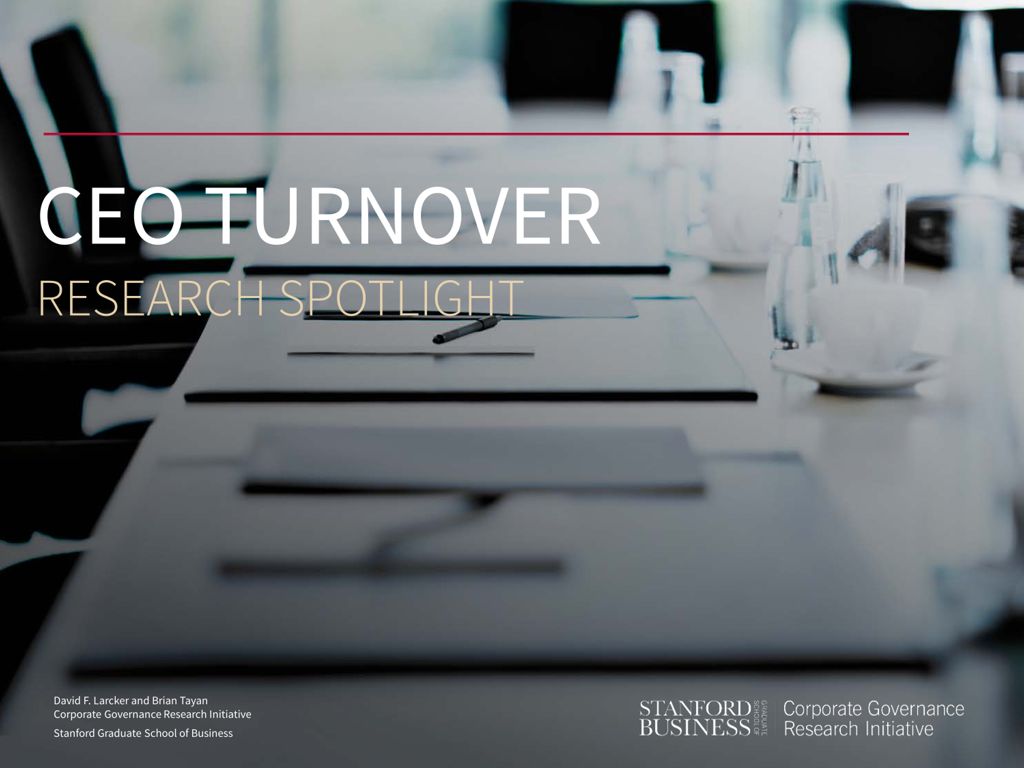 Miniature of CEO Turnover