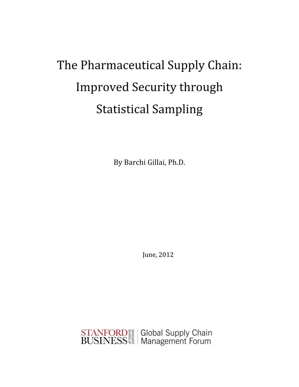 Miniature of The Pharmaceutical Supply Chain