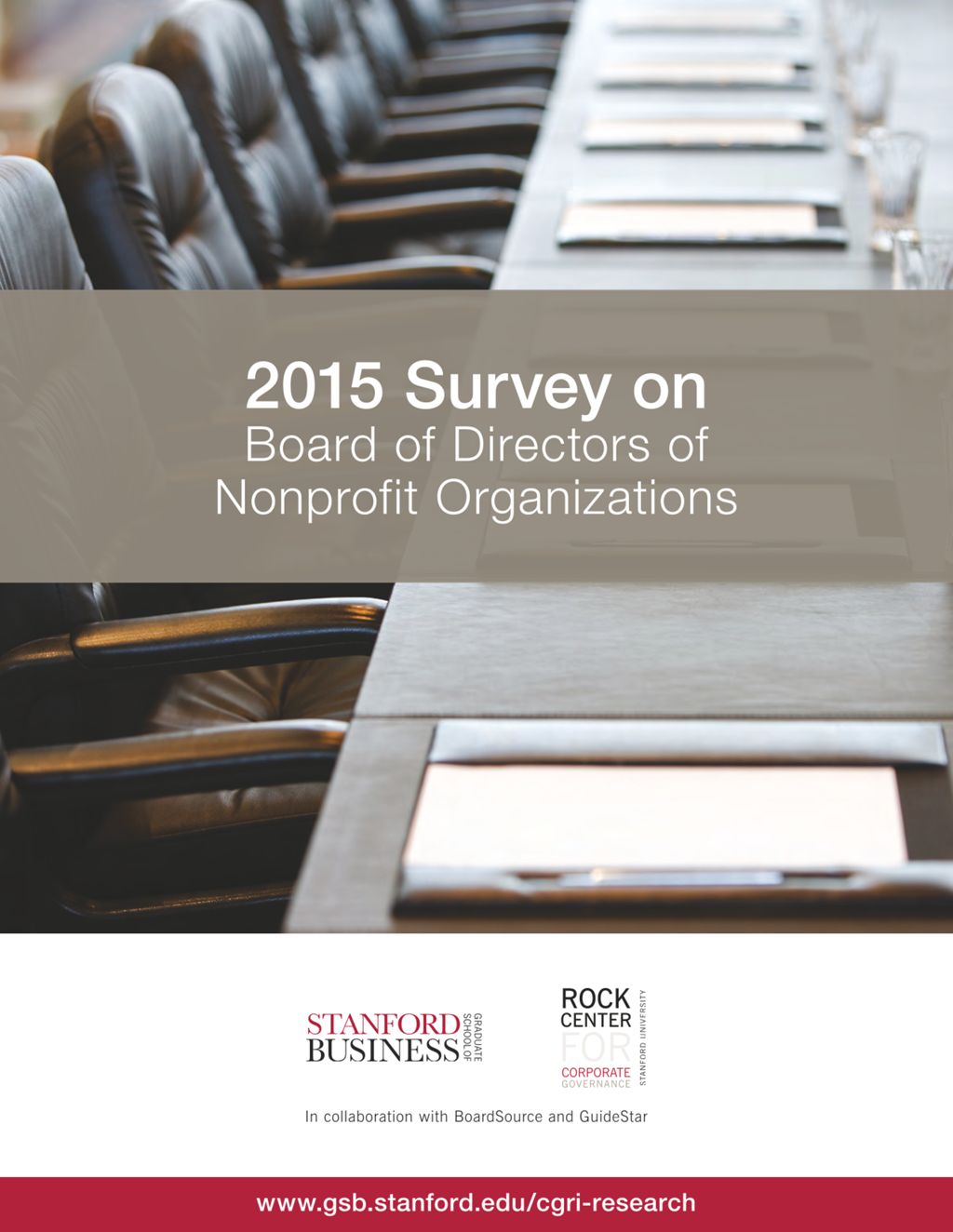 Miniature of 2015 Survey on Board of Directors of Nonprofit Organizations